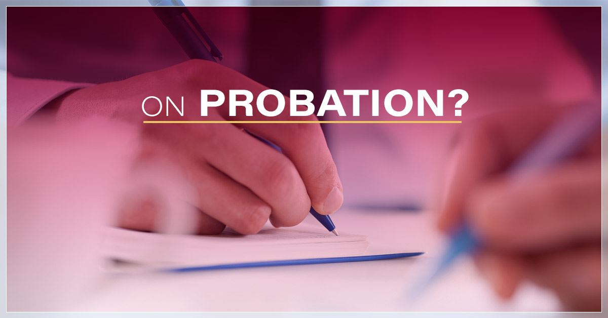 On probation