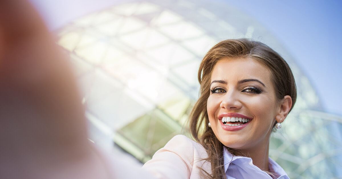 Smiling woman