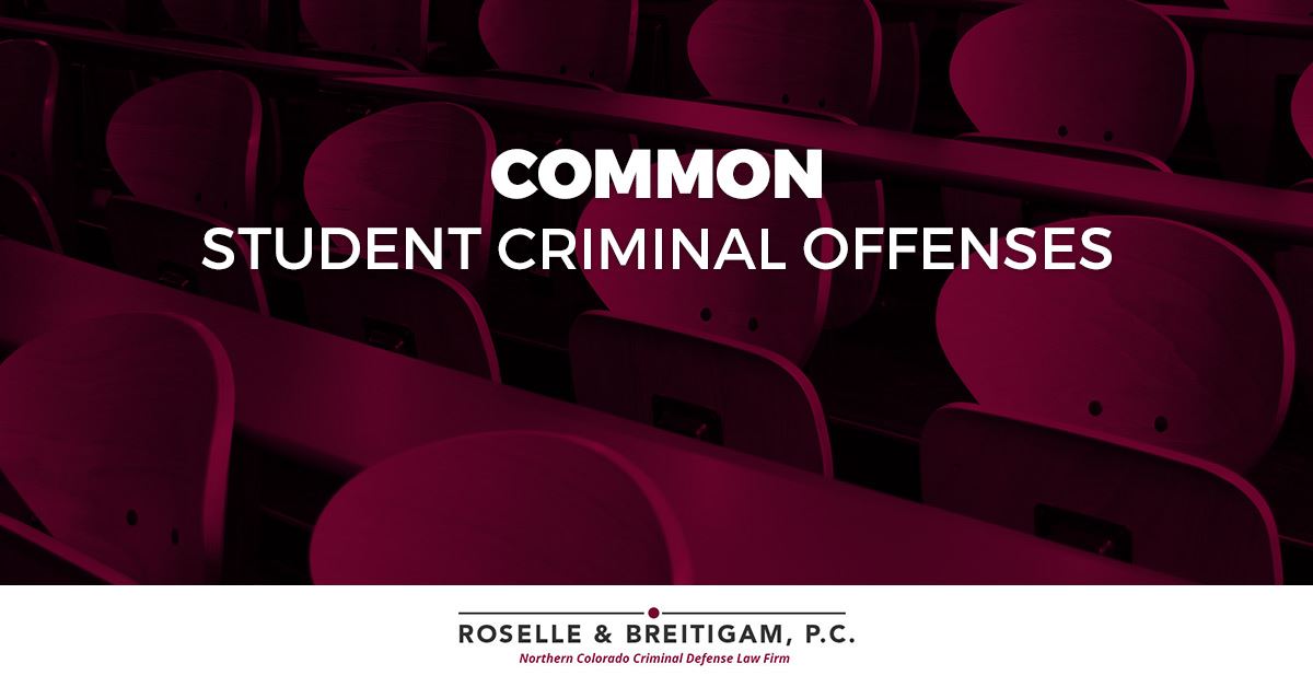 Common student criminal offenses